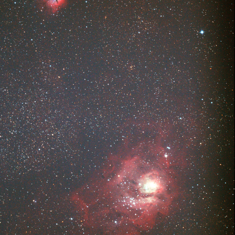M8（干潟星雲）＆ M20（三裂星雲）