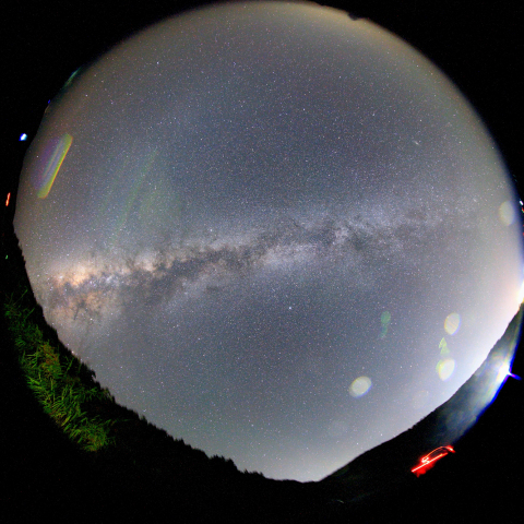 久米島の大空を繋ぐ天の川