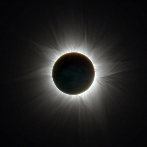 2012 オーストラリア 皆既日食のコロナ