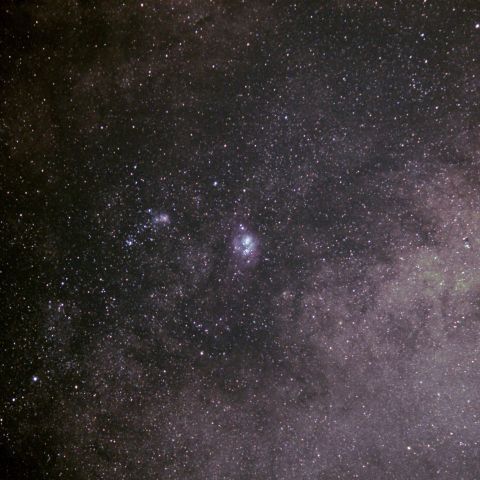 M8干潟星雲付近