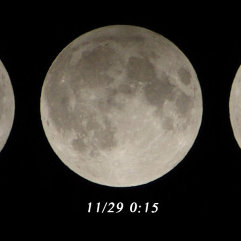 半影月食の推移