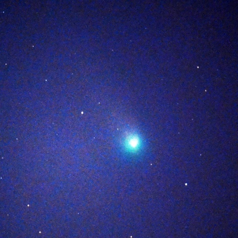 12月５日の都心でのラブジョイ彗星