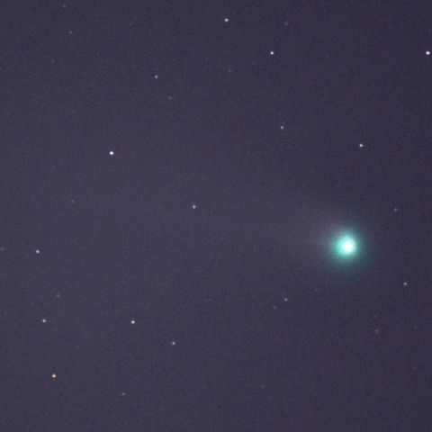 12月15日の都心でのラブジョイ彗星