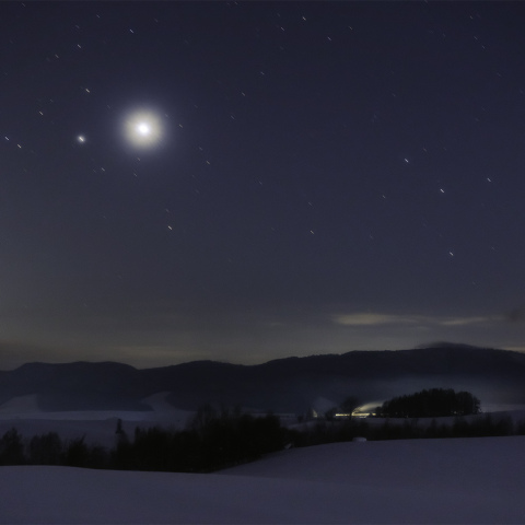金星と土星の接近（2025/01/18）