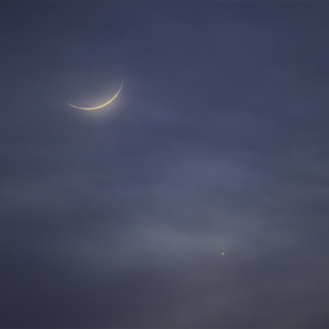 月と水星の接近