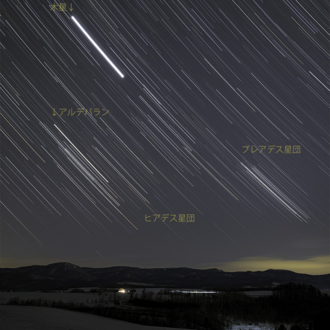 沈みゆく木星・ヒアデス・プレアデス