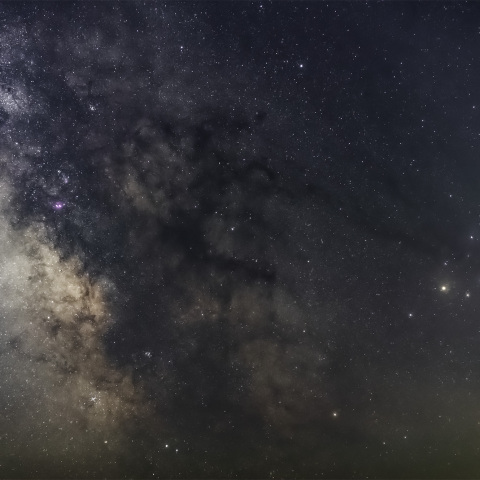 さそり座付近の天の川