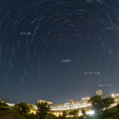 JR旭川駅と北天