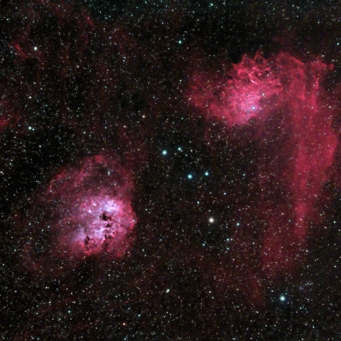 勾玉星雲　＆　髑髏星雲