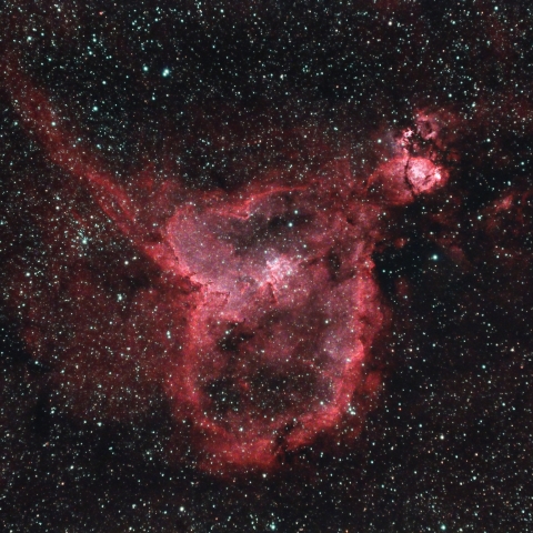IC1805　ハート星雲