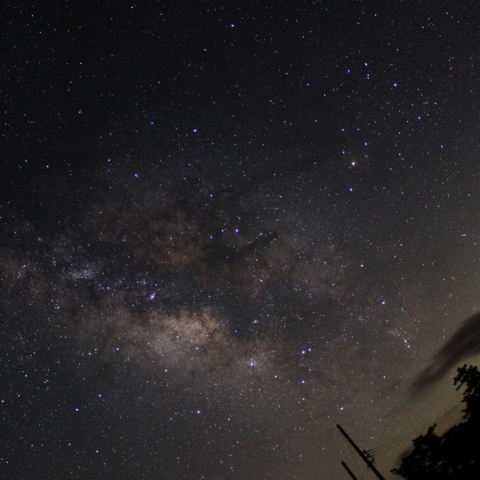 さそり座と天の川