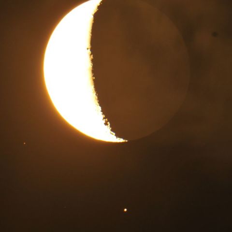 月と火星の接近