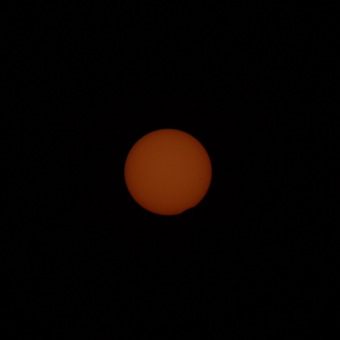 部分日食　始まり