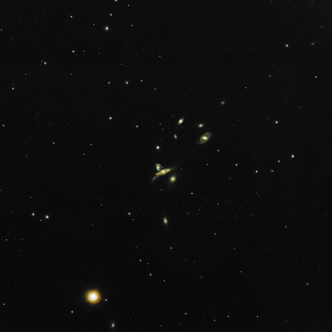 NGC3745-NGC3754 コープランドの７つ子（しし座）