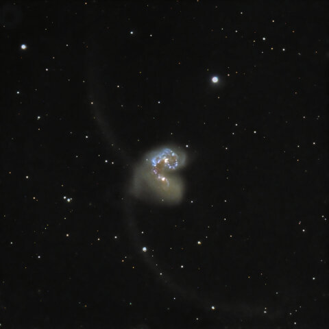 NGC4038,NGC4039 アンテナ銀河（からす座）