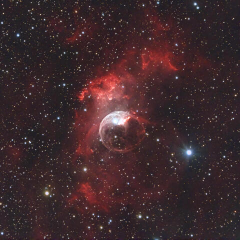 NGC7635 バブル星雲（カシオペア座）