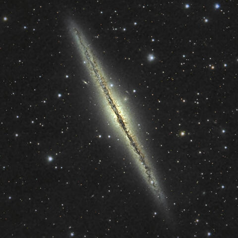 NGC891 アンドロメダ座エッジオン銀河（アンドロメダ座）