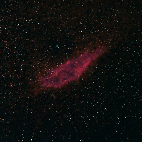 流星群観望ついでのカリフォルニア星雲