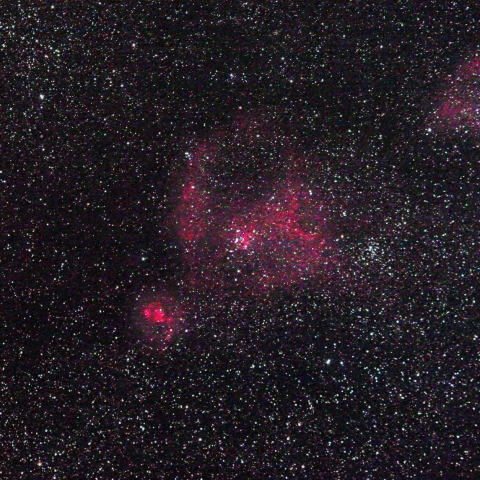 流星群観望ついでのハート星雲