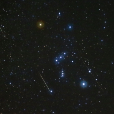 2020-12- 13 ふたご座流星群(オリオン座付近)