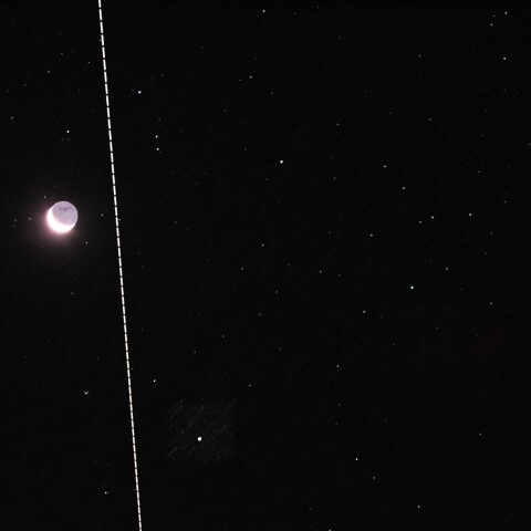 2021-1-10 月とISSとアンタレス