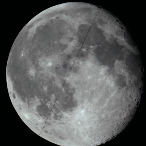 2021-3-30 ISS月面通過