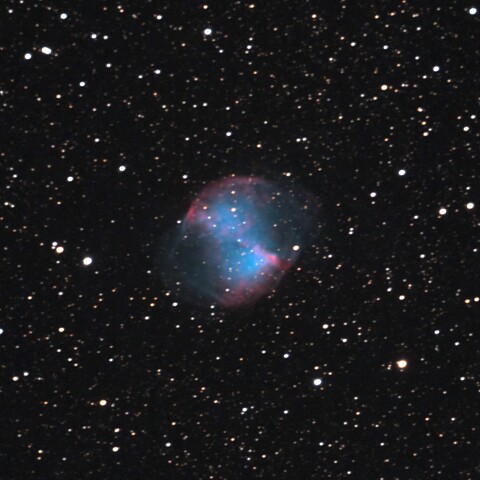 2021-4-10 M27 亜鈴状星雲（こぎつね座）