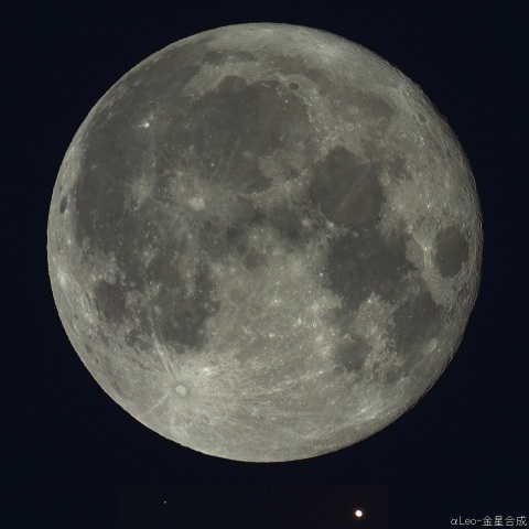 月、金・αLeoつき