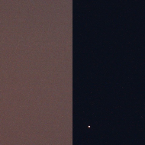 月・木星・火星、2022/5/29～30