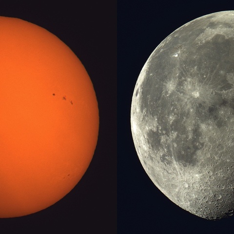 太陽と月、2022/6/19