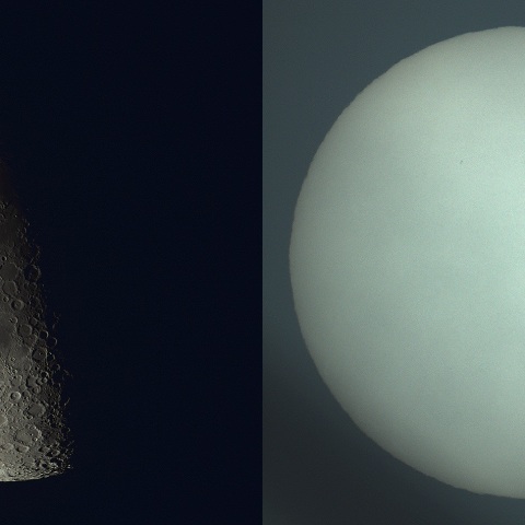 月と太陽、2022/11/16