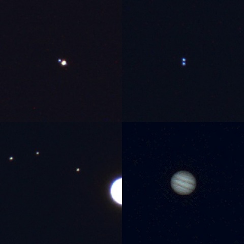 重星と木星、2023/10/20朝