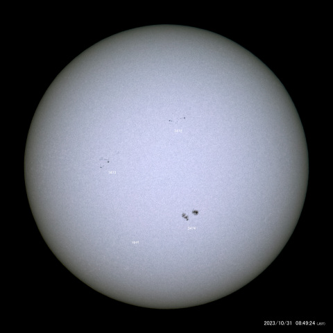 太陽黒点 (2023/10/31)