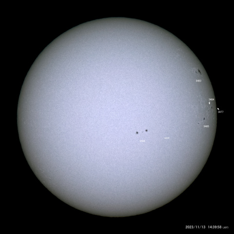 太陽黒点 (2023/11/13)
