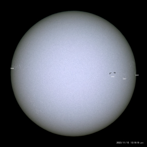太陽黒点 (2023/11/15)