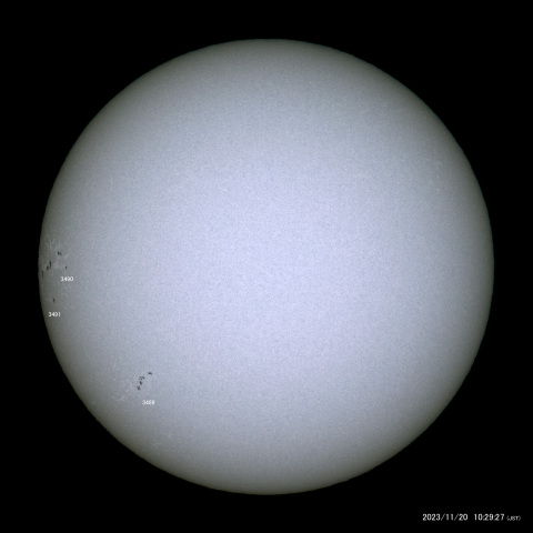 太陽黒点 (2023/11/20)