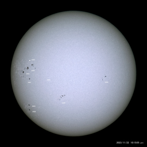 太陽黒点 (2023/11/22)