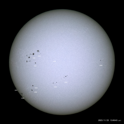 太陽黒点 (2023/11/23)