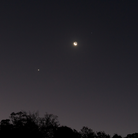 金星と月そしてスピカ