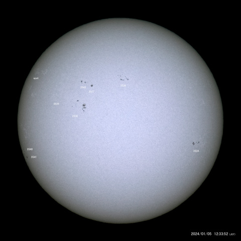 太陽黒点 (2024/01/05)
