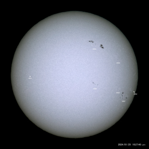 太陽黒点 (2024/01/25)