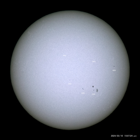 太陽黒点 (2024/03/10)