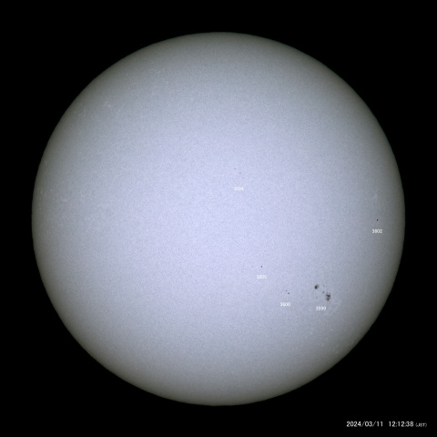 太陽黒点 (2024/03/11)