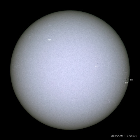 太陽黒点 (2024/04/01)