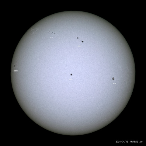 太陽黒点 (2024/04/12)
