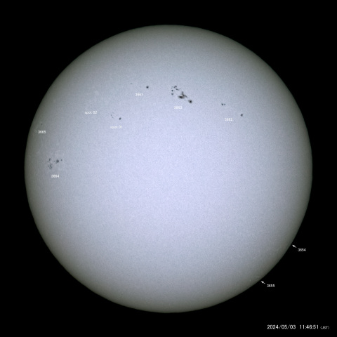 太陽黒点 (2024/05/03)