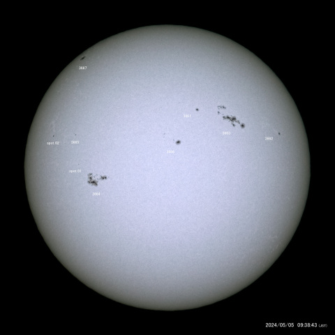 太陽黒点 (2024/05/05)