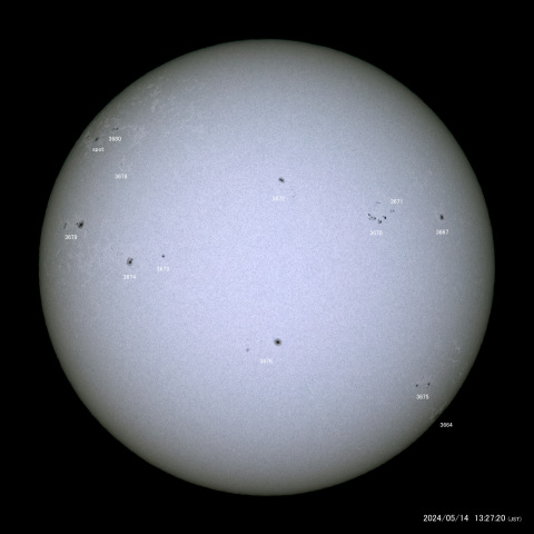 太陽黒点 (2024/05/14)