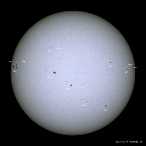 太陽黒点 (2024/05/17)