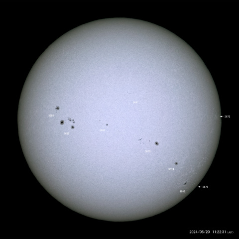 太陽黒点 (2024/05/20)